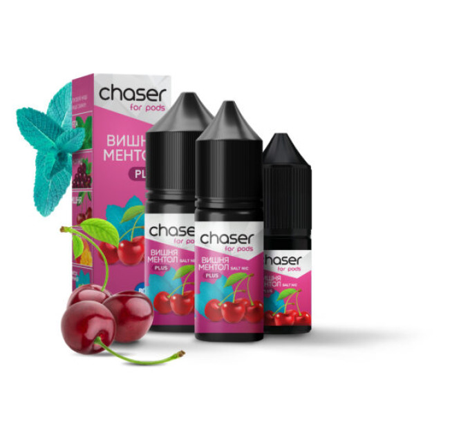 Рідина Chaser 30 мл 50 мг зі смаком Вишні Ментол (Cherry Menthol)