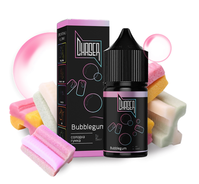 Рідина Chaser Black Salt 30 мл 50 мг зі смаком Жуйки (Bubblegum)