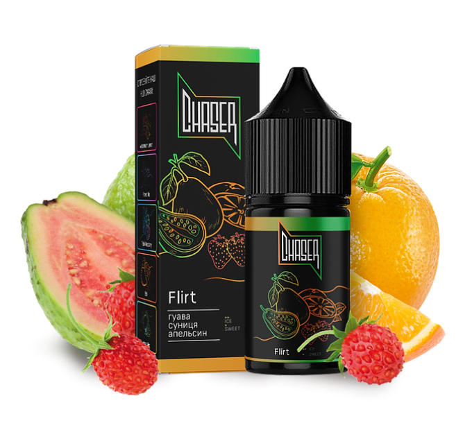 Рідина Chaser Black Salt 15 мл 50 мг зі смаком Flirt (Flirt)