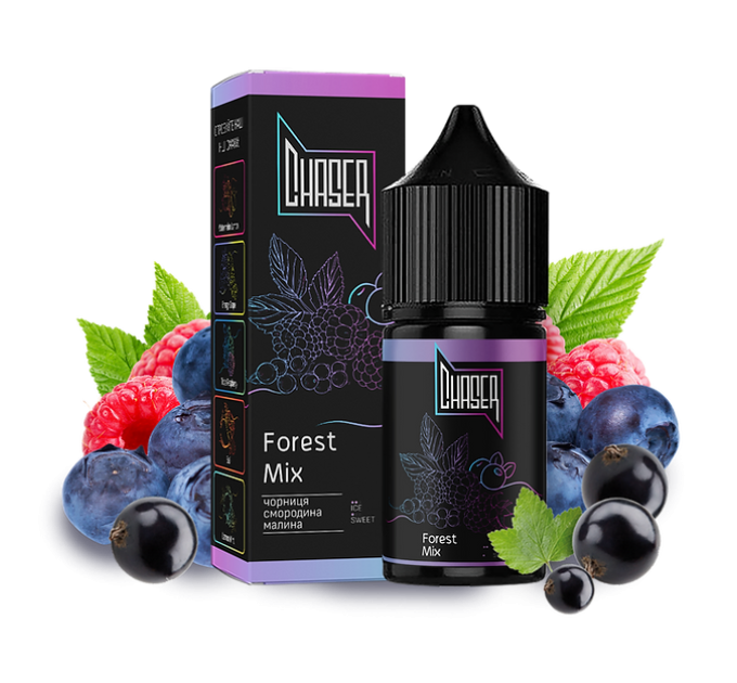 Рідина Chaser Black Salt 30 мл 50 мг зі смаком Лісовий Мікс (Forest Mix)