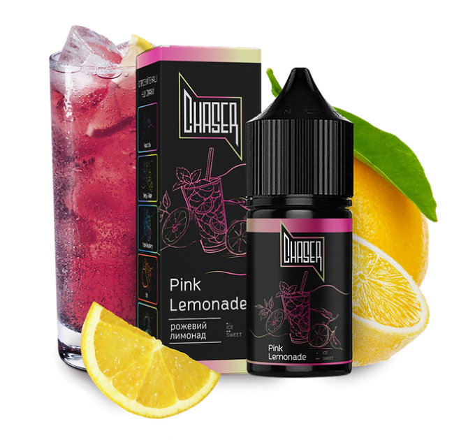 Рідина Chaser Black Salt 15 мл 30 мг зі смаком Рожевого Лимонаду (Pink Lemonade)