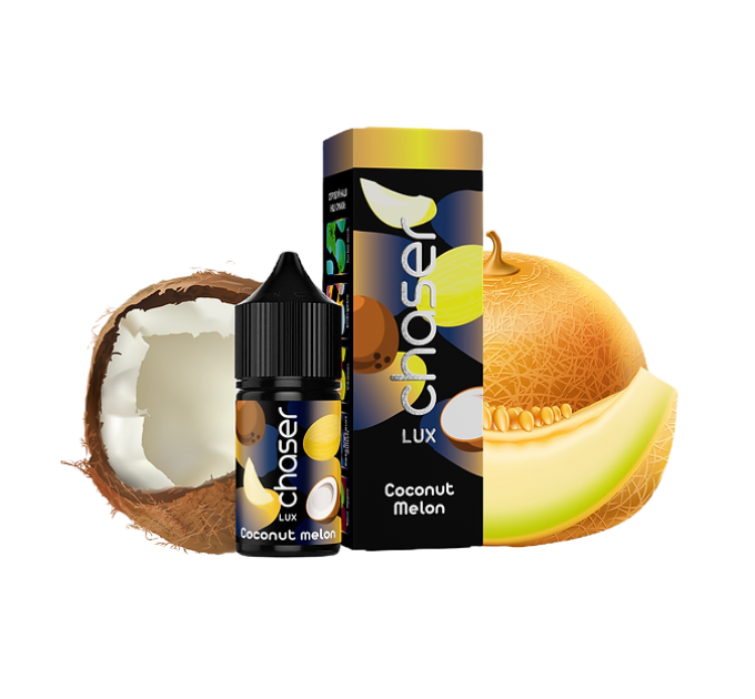 Рідина Chaser Lux 30 мл 50 мг зі смаком Кокоса і Дині (Coconut Melon)