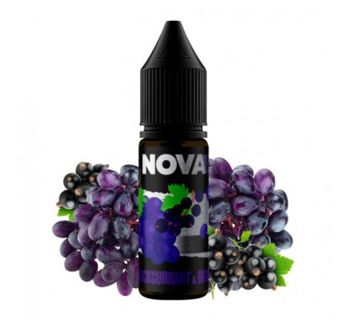 Рідина Chaser Nova Salt 15 мл 30 мг зі смаком Чорної Смородини та Винограду (Blackcurrant Grape)