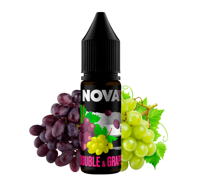 Рідина Chaser Nova Salt 15 мл 30 мг зі смаком Подвійного Винограду (Double Grape)