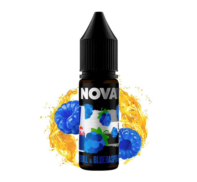 Рідина Chaser Nova Salt 15 мл 30 мг зі смаком Енергетика і Блакитної Малини (Red Bull Blue Raspberry)