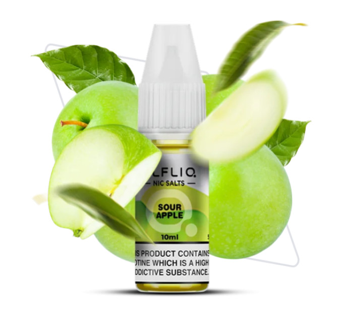 Сольова рідина Elf Liq 10 мл 50 мг Sour Apple (Кисле Яблуко)