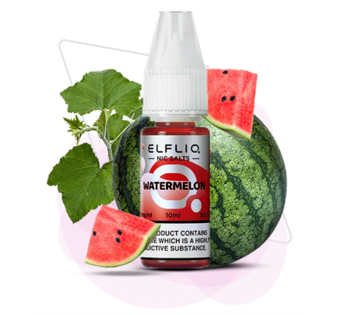 Сольова рідина Elf Liq 10 мл 50 мг Sour Watermelon Gummy (Кислий Кавун Мармелад)