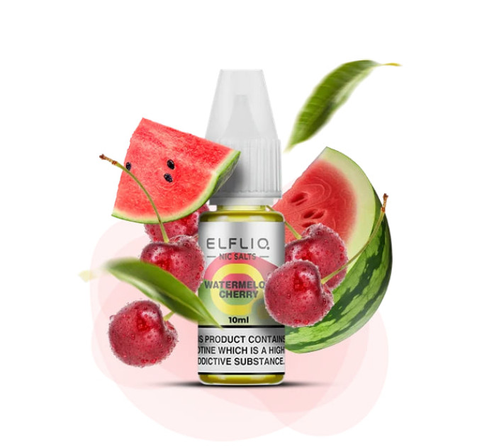 Сольова рідина Elf Liq 10 мл 50 мг Watermelon Cherry (Кавун Вишня)