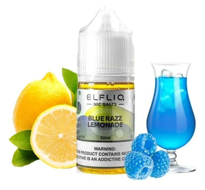 Сольова рідина Elf Liq 30 мл 50 мг Blue Razz Lemonade (Блакитна Малина Лимонад)