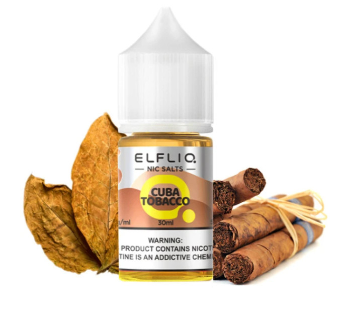 Сольова рідина Elf Liq 30 мл 50 мг Cuba Tobacco (Кубинський Тютюн)