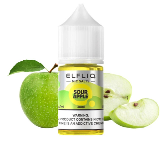 Сольова рідина Elf Liq 30 мл 50 мг Sour Apple (Кисле Яблуко)