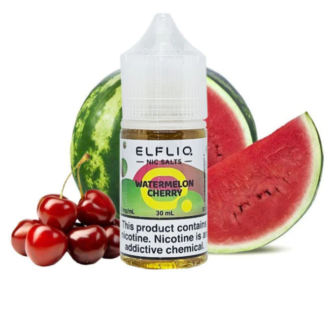 Сольова рідина Elf Liq 30 мл 50 мг Watermelon Cherry (Кавун Вишня)