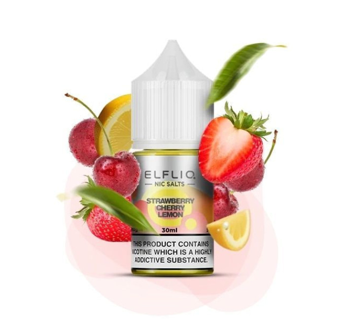 Сольова рідина Elf Liq 30 мл 50 мг Strawberry Cherry Lemon (Полуниця Вишня Лимон)