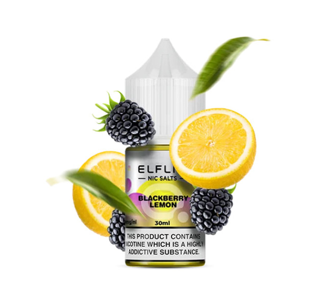 Сольова рідина Elf Liq 30 мл 50 мг Blackberry Lemon (Ожина Лимон)