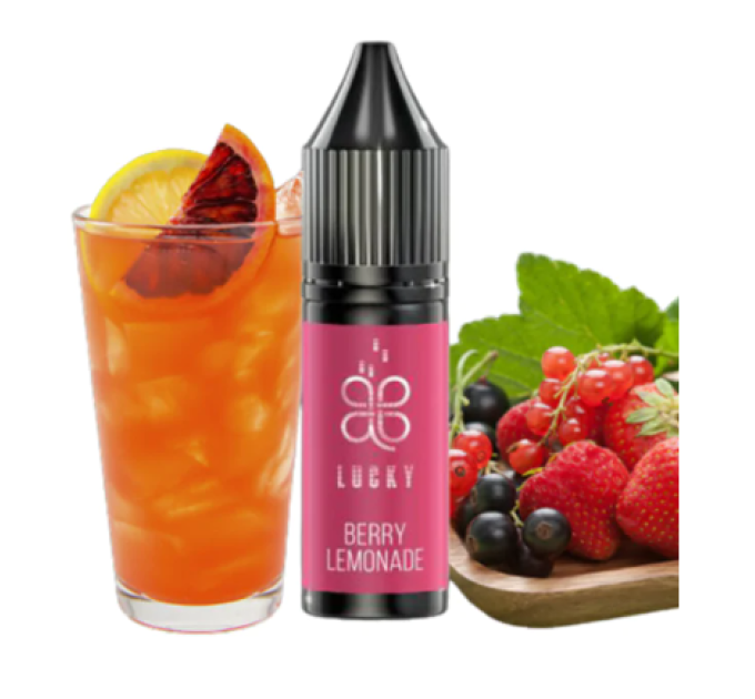 Сольова рідина Lucky 15 мл 50 мг Berry Lemonade (Ягідний Лимонад)