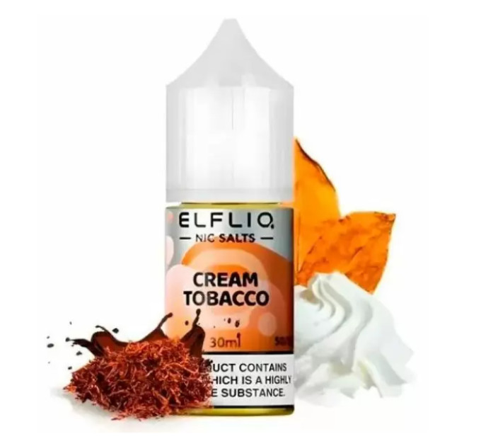 Сольова рідина Elf Liq 30 мл 50 мг Cream Tobacco (Вершки Тютюн)