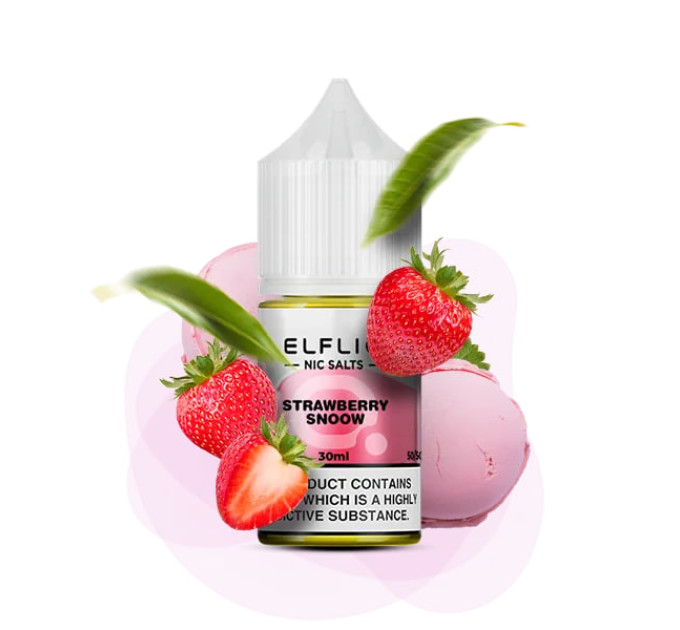Сольова рідина Elf Liq 30 мл 50 мг Strawberry Ice Cream (Полуничне Морозиво)