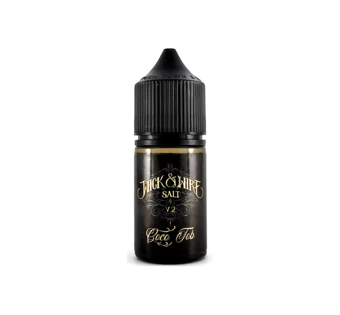 Сольова рідина Wick&Wire Coco Tob V2 (Тютюн з кокосовим молоком) 30 мл 25 мг